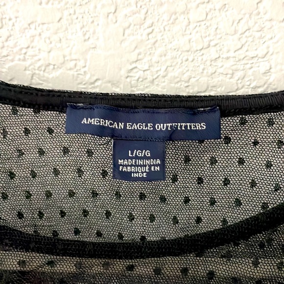 long sleeve lace top with built in tank top! - Picture 3 of 4